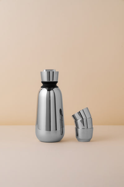 Steel Bottle with 3 cups