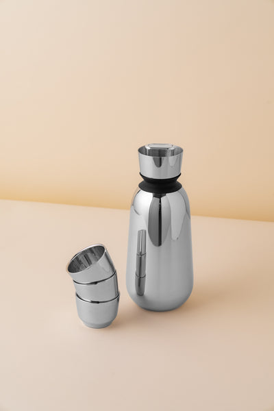 Steel Bottle with 3 cups