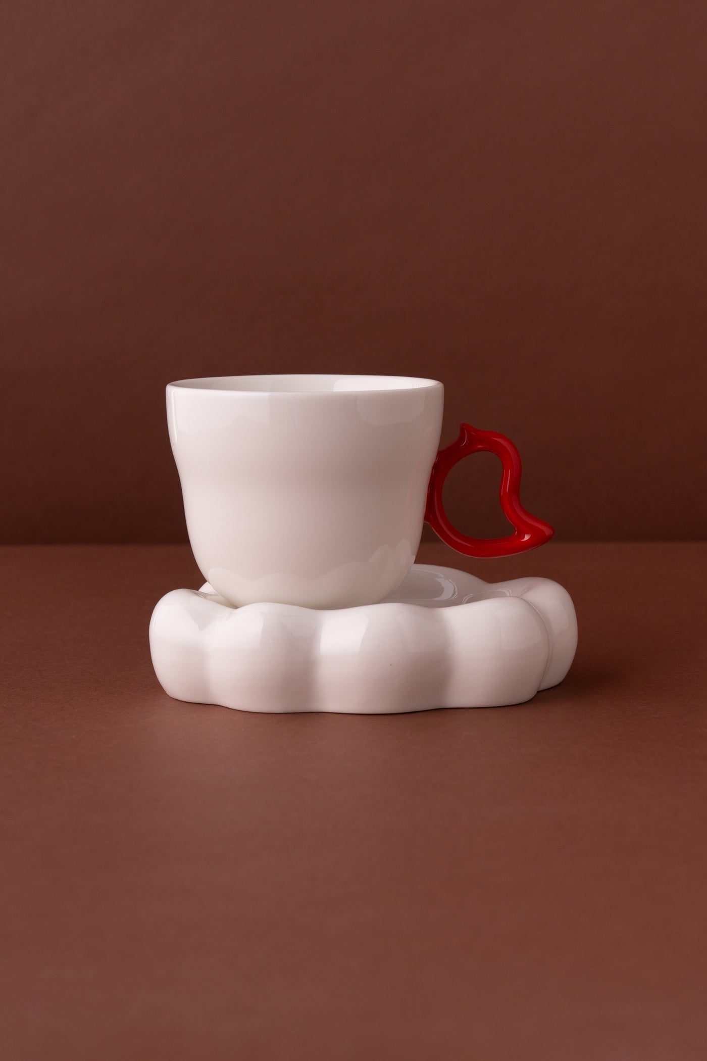 TP1 Ceramic Mug with Saucer