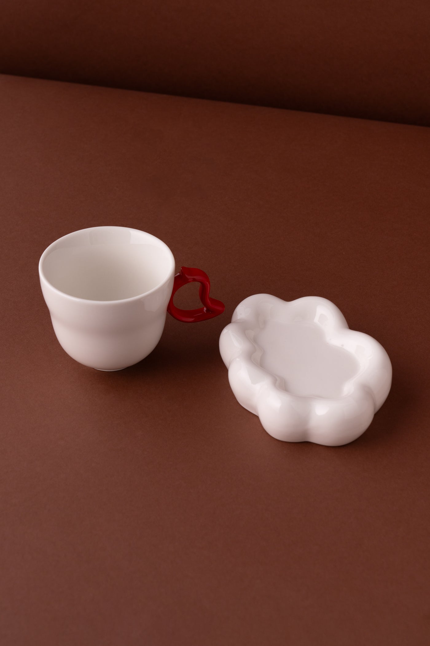 TP1 Ceramic Mug with Saucer