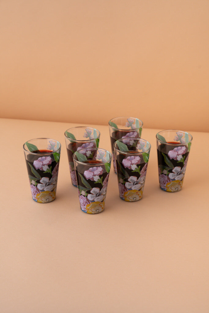 B2 Glass Cups Set 6 Pcs