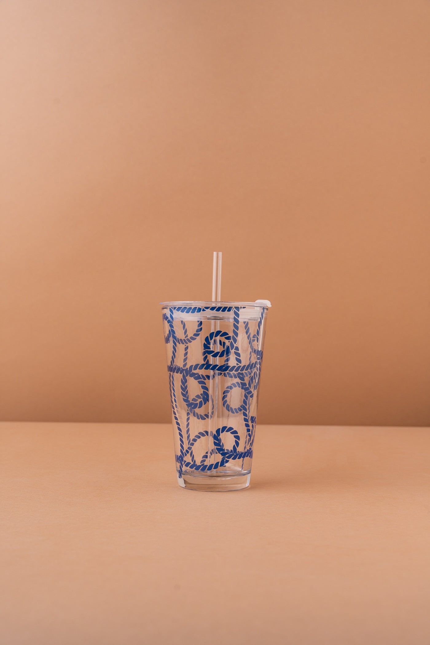 B19 Glass Mug With Lid + Straw