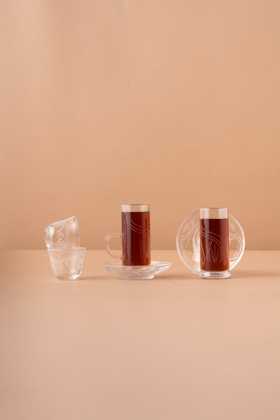 GM22 طقم شاي وقهوة 18 قطعة