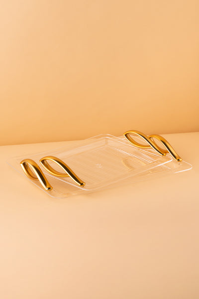 طقم صواني اكريليك 2 ذهبي GF6 