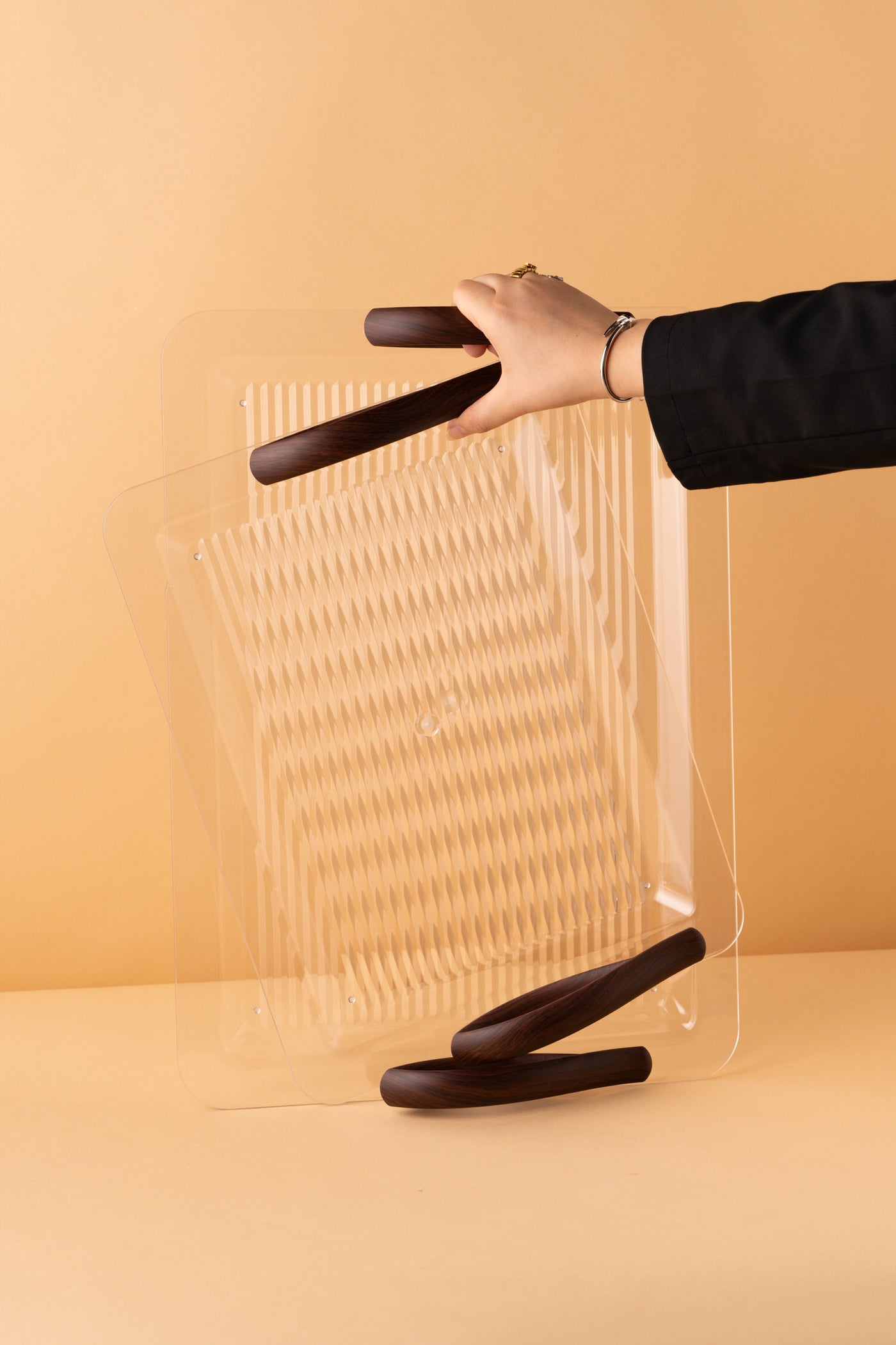 طقم صواني اكريليك 2 ذهبي GF6 