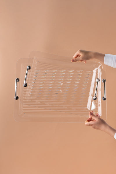 GF3  Acrylic Trays Set 2 Pcs