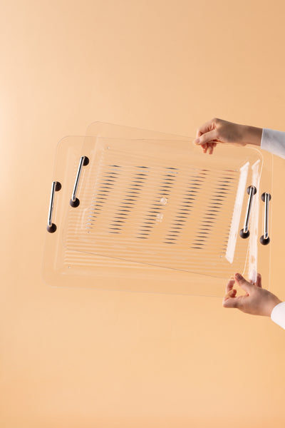GF3  Acrylic Trays Set 2 Pcs