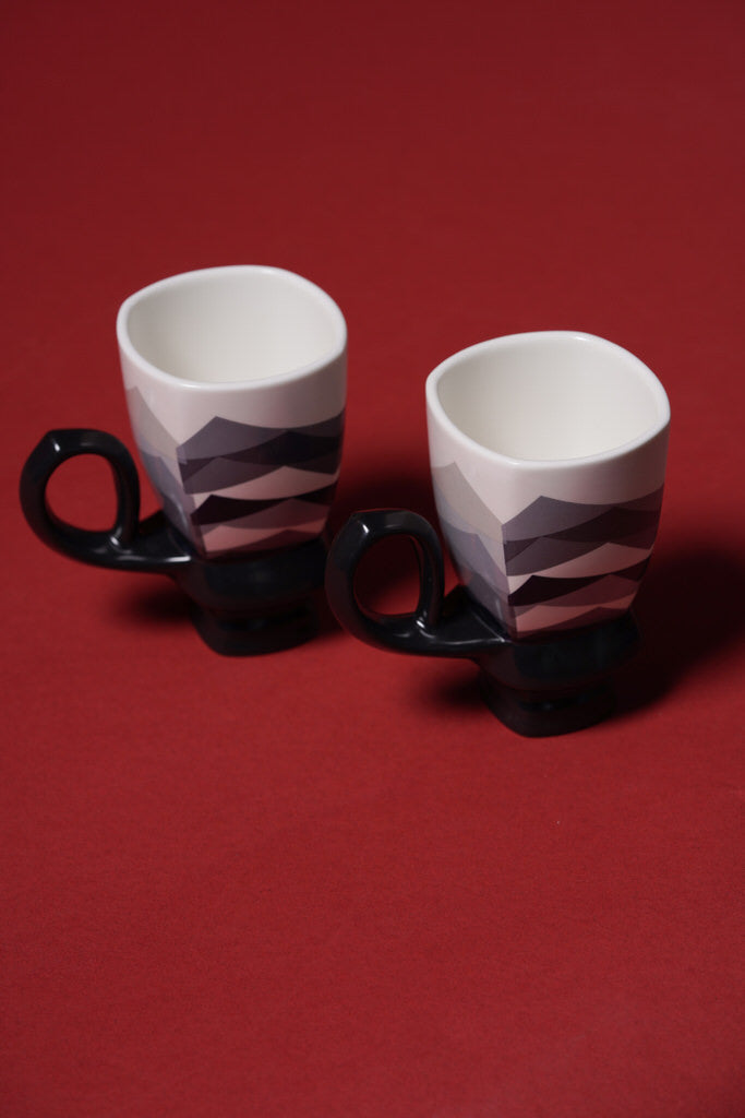 H4 Ceramic Mug Set 2 Pcs
