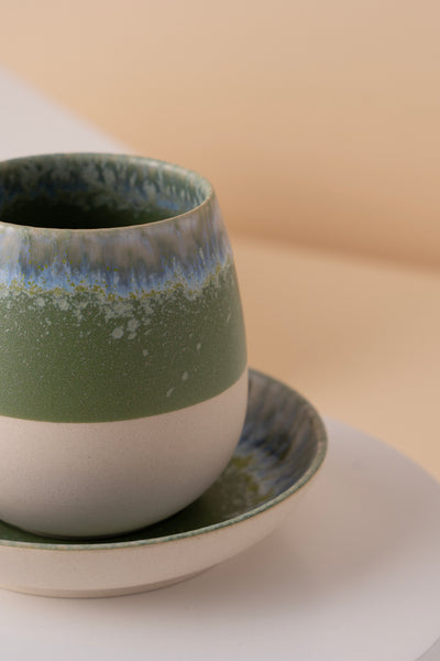 L9 Ceramic Cup With Saucer