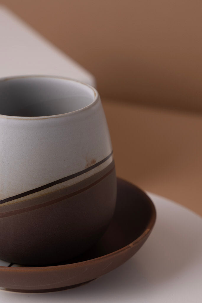 L10 Ceramic Cup With Saucer