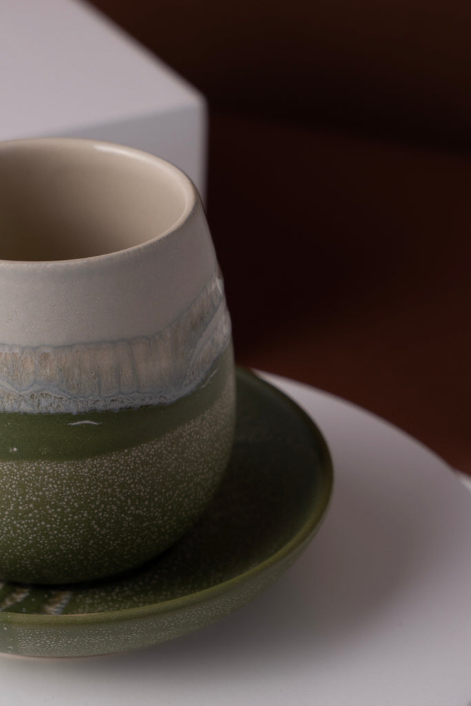 L6 Ceramic Cup With Saucer