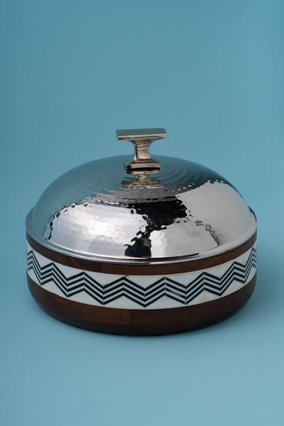 ND2 Wooden Bowl + Steel lid
