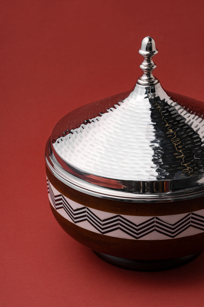 ND6 Food Keeper Wooden + Steel lid