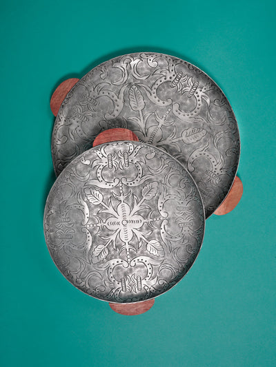 طقم صواني دائرية 2 قطعة DS1