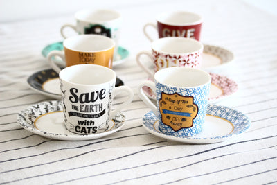 Cat Coffee Set 6 Pcs